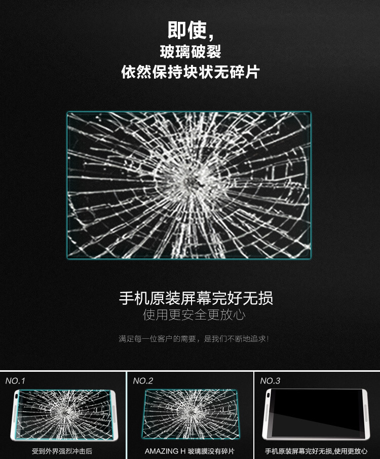 Защитное стекло NILLKIN для Huawei MediaPad M1 (индекс H)