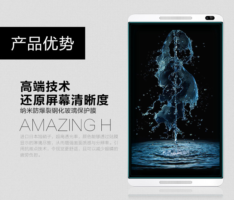 Защитное стекло NILLKIN для Huawei MediaPad M1 (индекс H)
