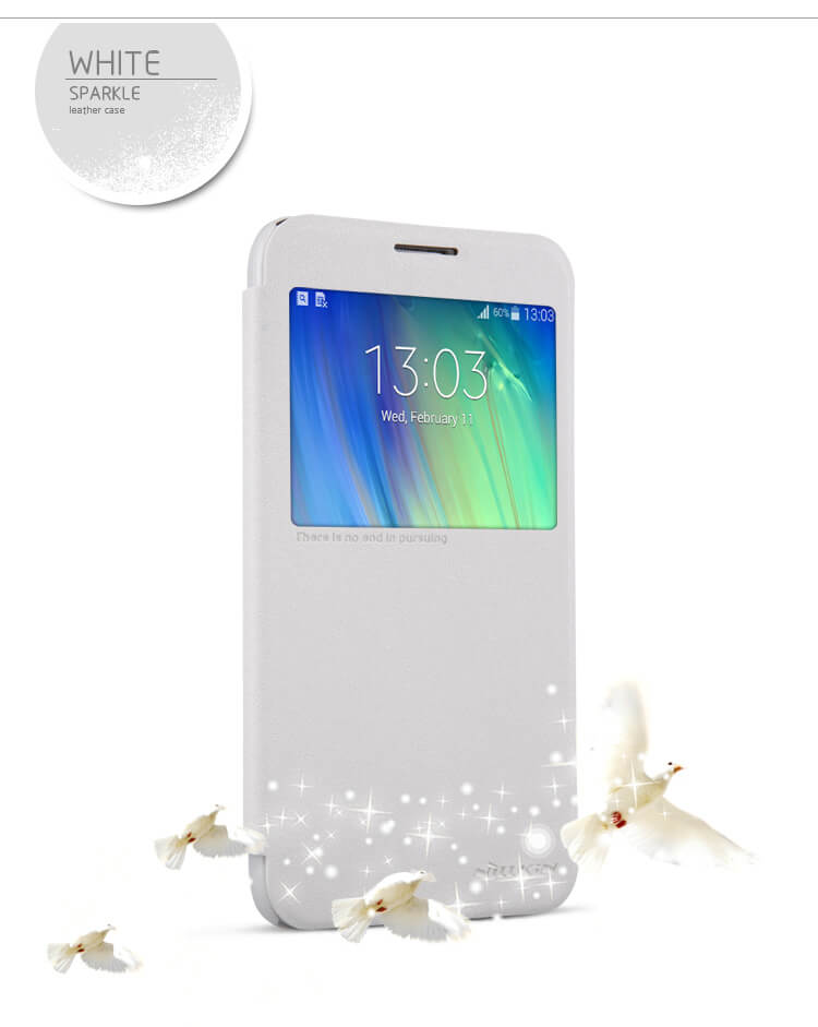 Чехол-книжка NILLKIN для Samsung Galaxy E7 (E700) (серия Sparkle)