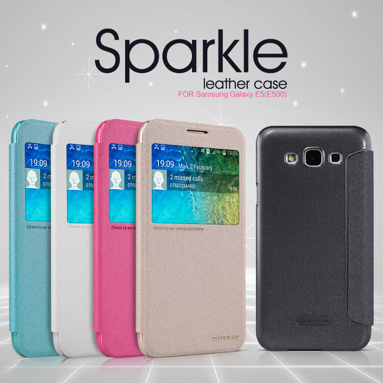 Чехол-книжка NILLKIN для Samsung Galaxy E5 (E500) (серия Sparkle)