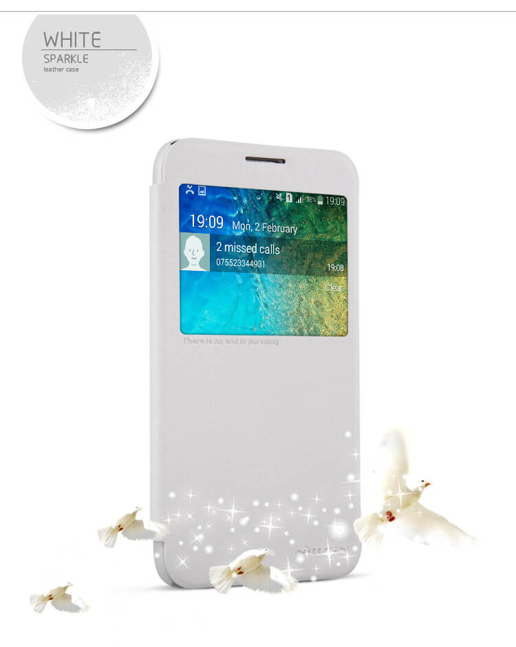 Чехол-книжка NILLKIN для Samsung Galaxy E5 (E500) (серия Sparkle)