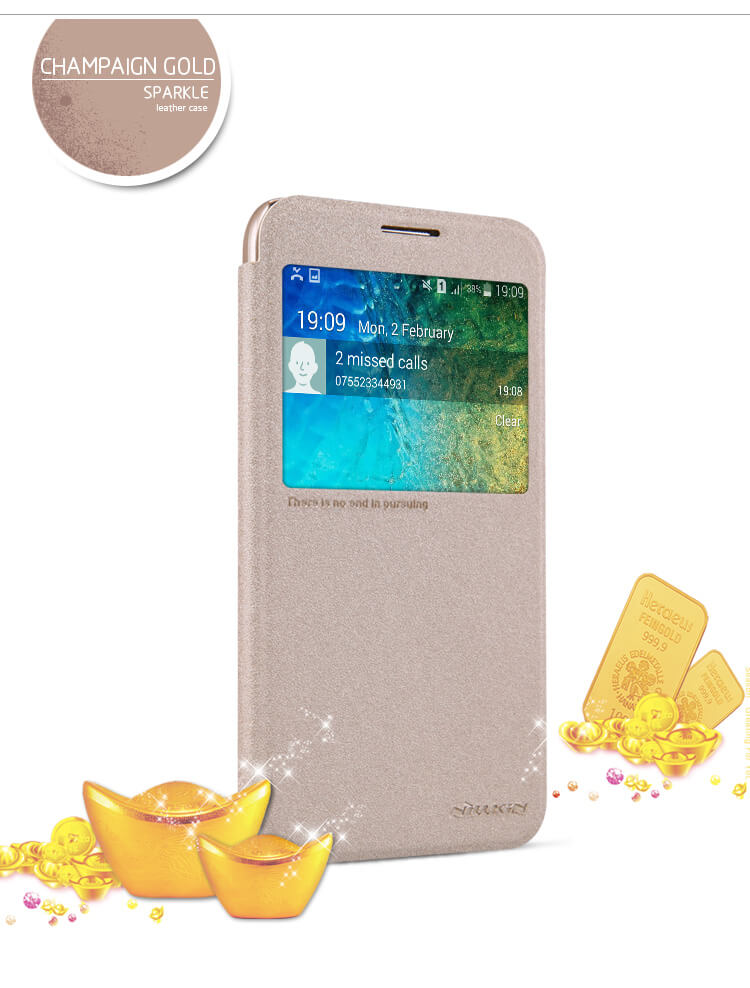 Чехол-книжка NILLKIN для Samsung Galaxy E5 (E500) (серия Sparkle)