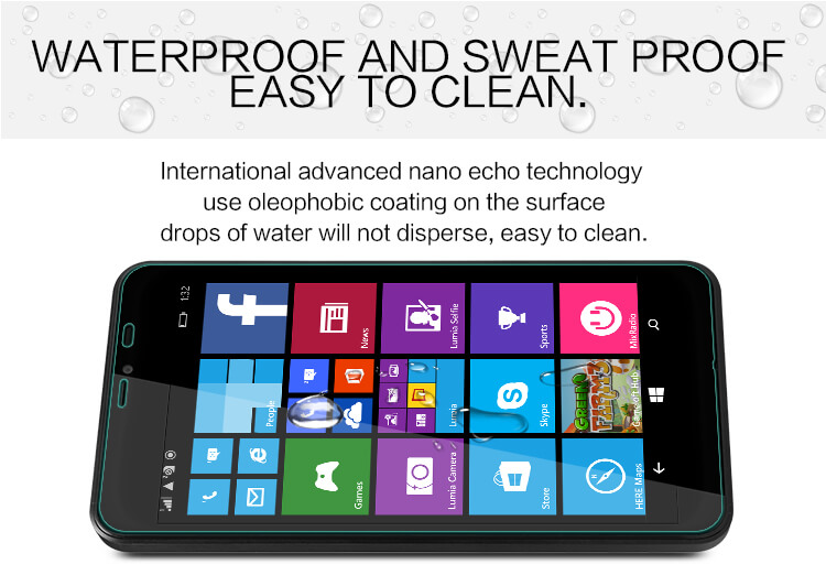 Защитное стекло NILLKIN для Microsoft Lumia 640XL (Nokia Lumia 640 XL) (индекс H)