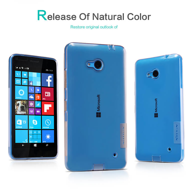 Силиконовый чехол NILLKIN для Microsoft Lumia 640 (Nokia Lumia 640) (серия Nature)