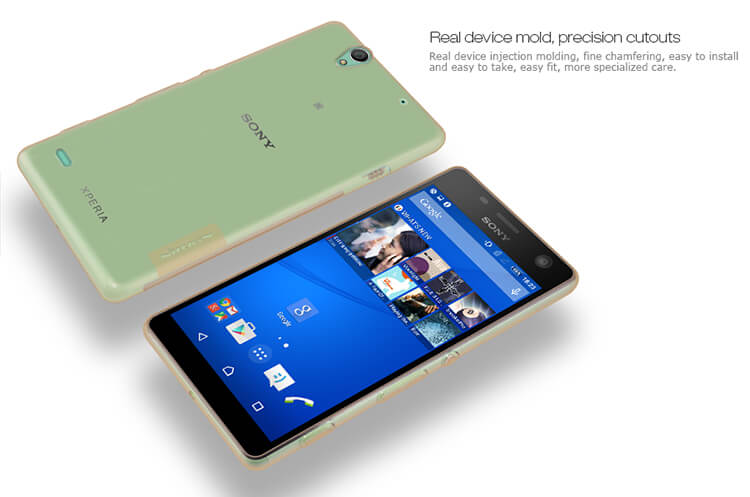 Силиконовый чехол NILLKIN для Sony Xperia C4 (Cosmos E5306 E5353 C4 Dual E5303 E5333) (серия Nature)