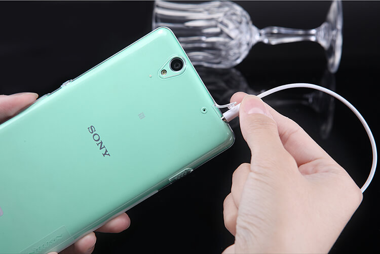 Силиконовый чехол NILLKIN для Sony Xperia C4 (Cosmos E5306 E5353 C4 Dual E5303 E5333) (серия Nature)