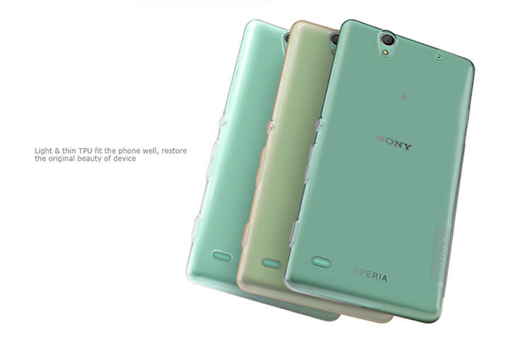 Силиконовый чехол NILLKIN для Sony Xperia C4 (Cosmos E5306 E5353 C4 Dual E5303 E5333) (серия Nature)