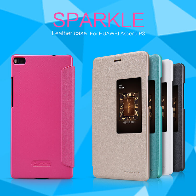 Чехол-книжка NILLKIN для Huawei Ascend P8 (серия Sparkle)