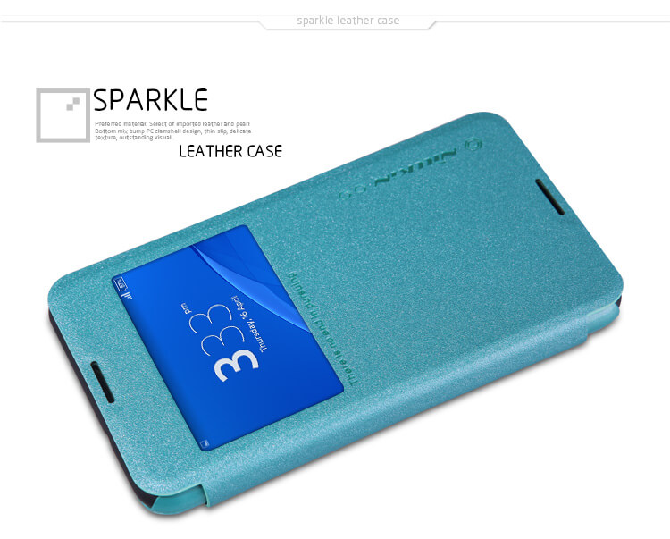 Чехол-книжка NILLKIN для Sony Xperia E4G (E2033 E2003 E2053 E2006 E2043) (серия Sparkle)