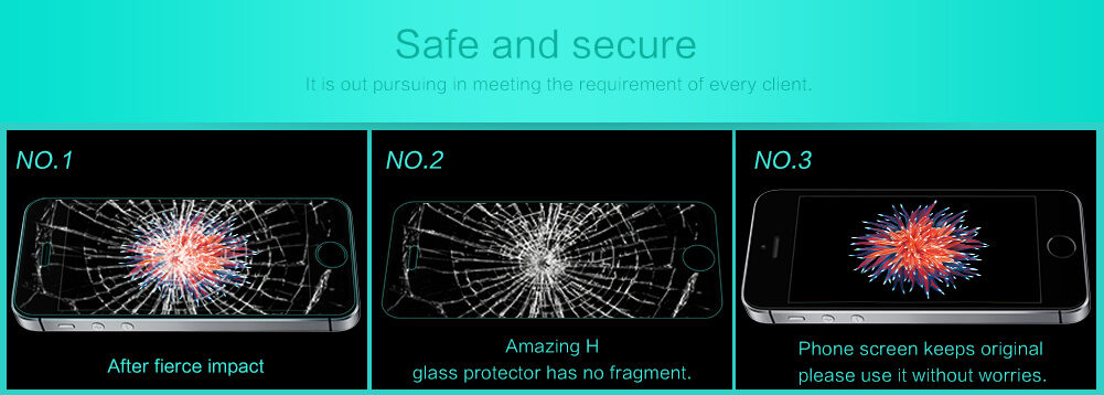 Защитное стекло NILLKIN для Alcatel Idol 3 (5.5) (6045/6045Y) (индекс H)