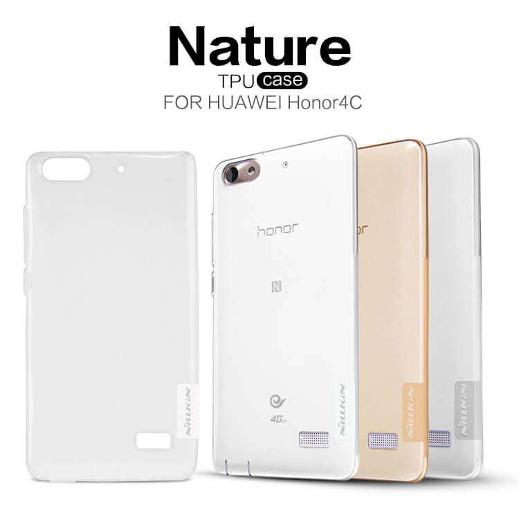 Силиконовый чехол NILLKIN для Huawei Honor 4C (C8818D / CHM-CL00) (Play version) (серия Nature)