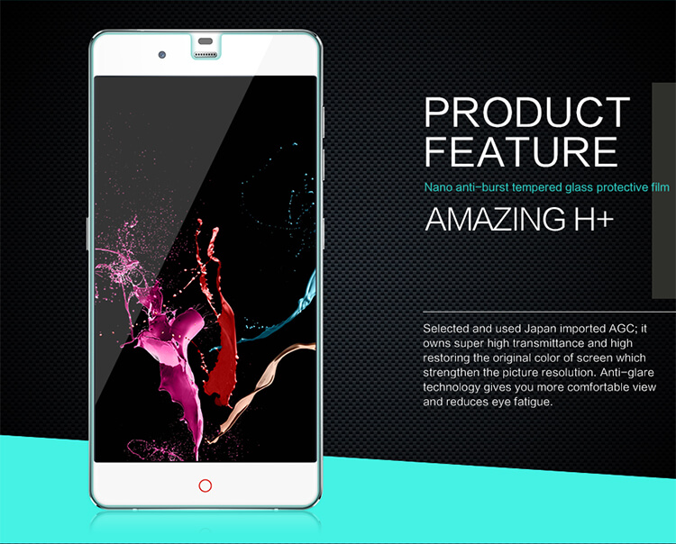 Защитное стекло NILLKIN для ZTE Nubia My Prague (NX513J Nubia M5) (индекс H+)