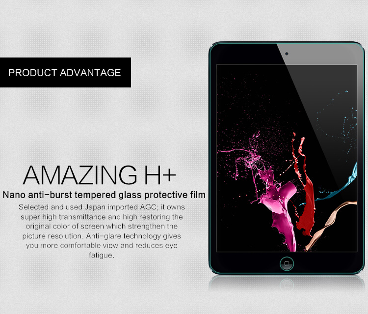 Защитное стекло NILLKIN для Apple iPad Mini Retina (индекс H+)