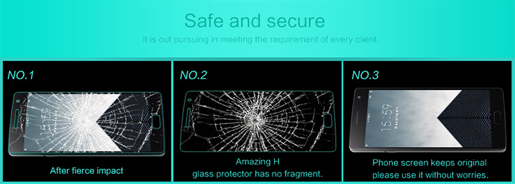 Защитное стекло NILLKIN для Oneplus 2 (Oneplus Two OnePlus2 A2001) (индекс H)