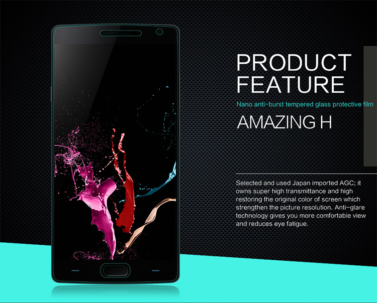 Защитное стекло NILLKIN для Oneplus 2 (Oneplus Two OnePlus2 A2001) (индекс H)