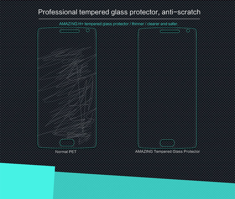 Защитное стекло NILLKIN для Oneplus 2 (Oneplus Two OnePlus2 A2001) (индекс H)