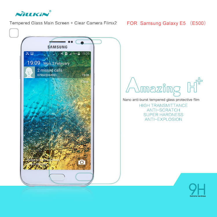 Защитное стекло NILLKIN для Samsung Galaxy E5 (E500) (индекс H+)