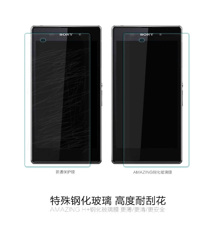 Защитное стекло Nillkin для Sony Xperia Z1 (L39H) (индекс H+)