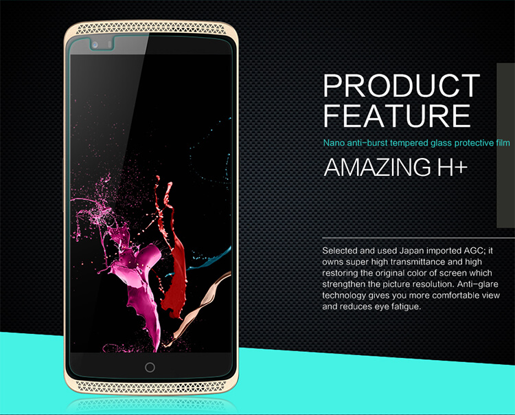 Защитное стекло NILLKIN для ZTE Axon Lux (индекс H+)