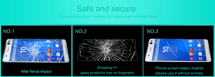 Защитное стекло NILLKIN для Sony Xperia C5 Ultra/E5553/E5506/Xperia T4 Ultra (6.0inch) (E5553 E5506 Xperia T4 Ultra) (индекс H+)