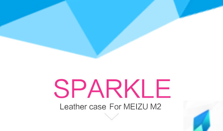 Чехол-книжка NILLKIN для Meizu M2 (Blue charm) (серия Sparkle)