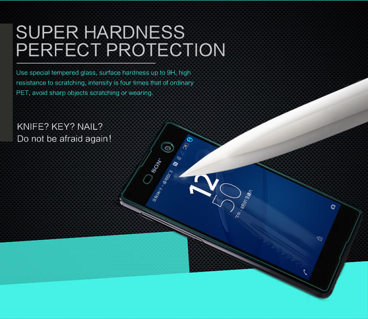 Защитное стекло NILLKIN для Sony Xperia M5 (Dual E5603 E5606 E5653) (индекс H)