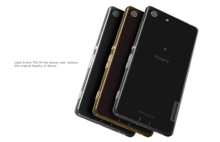 Силиконовый чехол NILLKIN для Sony Xperia M5 (Dual E5603 E5606 E5653) (серия Nature)