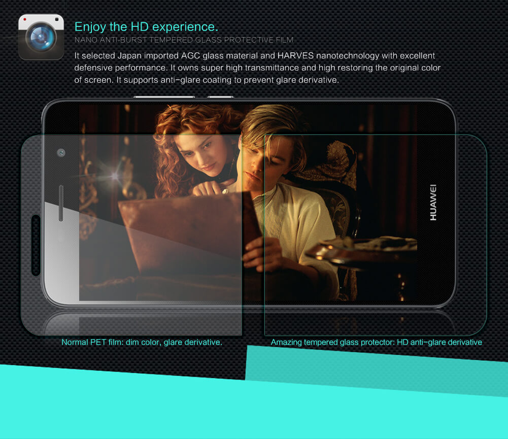 Защитное стекло NILLKIN для Huawei Enjoy 5 (индекс H)