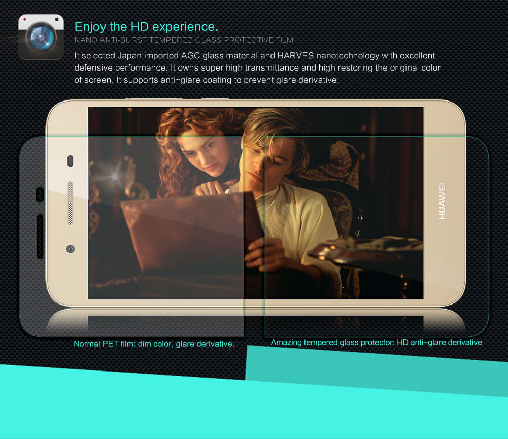 Защитное стекло NILLKIN для Huawei Enjoy 5S (индекс H)