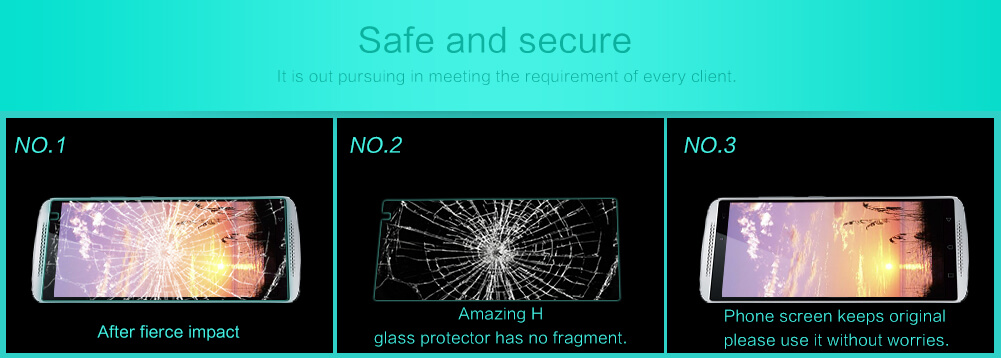 Защитное стекло NILLKIN для Lenovo Vibe X3 Lite (K4 Note) (индекс H)