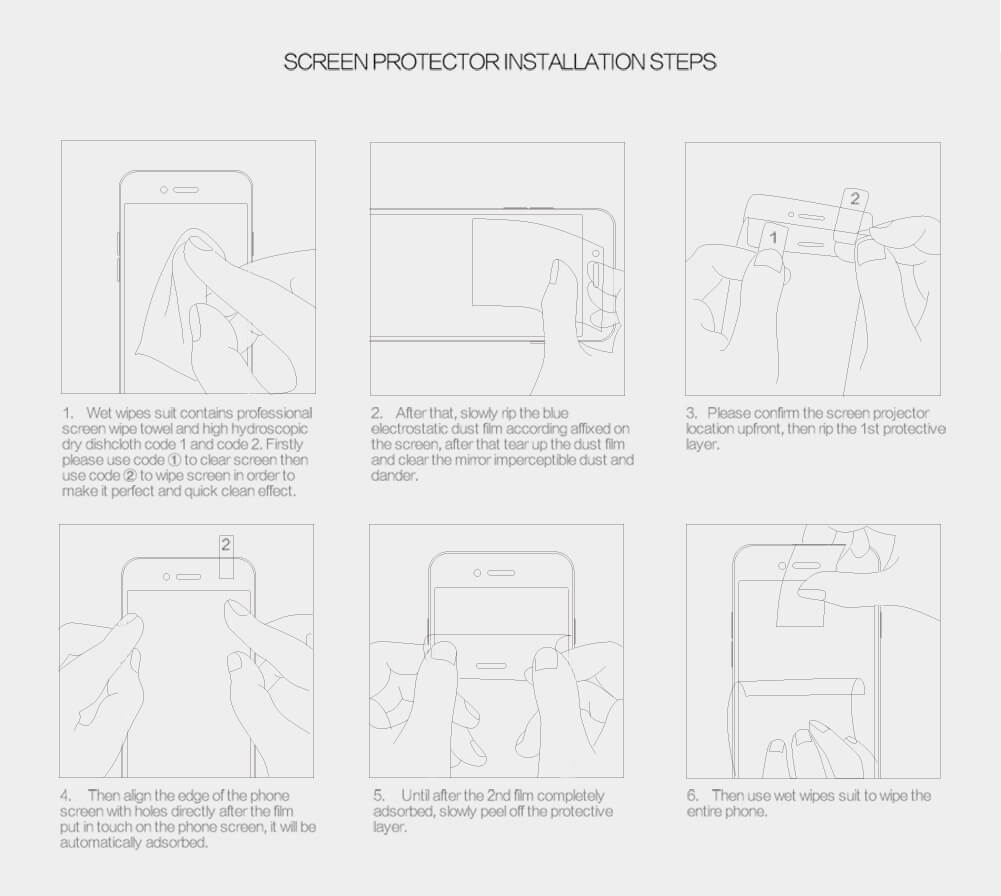 Защитное стекло NILLKIN для Xiaomi Mi5 (индекс PE+)