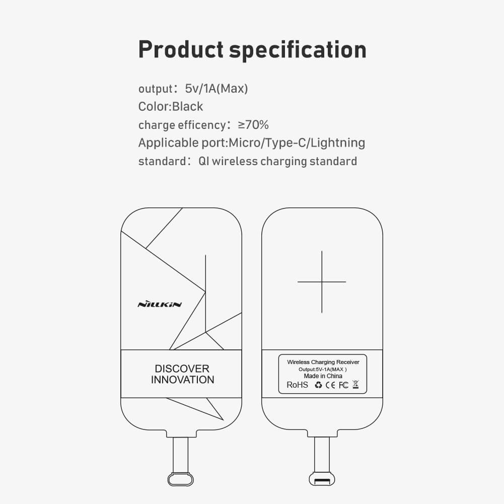 Адаптер NILLKIN Magic Tags Wireless Charging Receiver