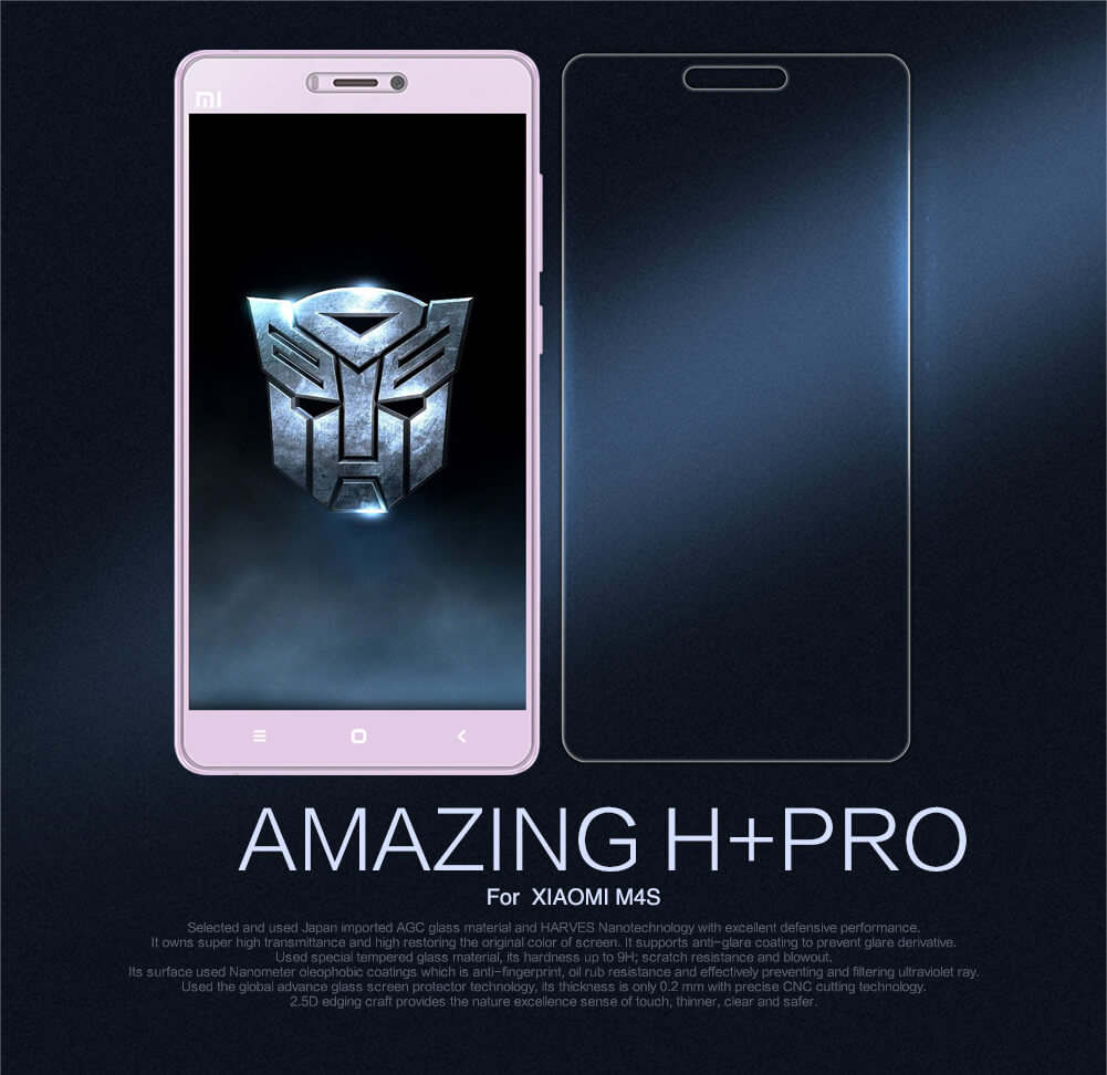 Защитное стекло NILLKIN для Xiaomi Mi4S (индекс H+ Pro)
