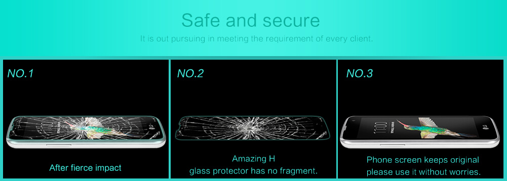 Защитное стекло NILLKIN для LG K4 (индекс H)