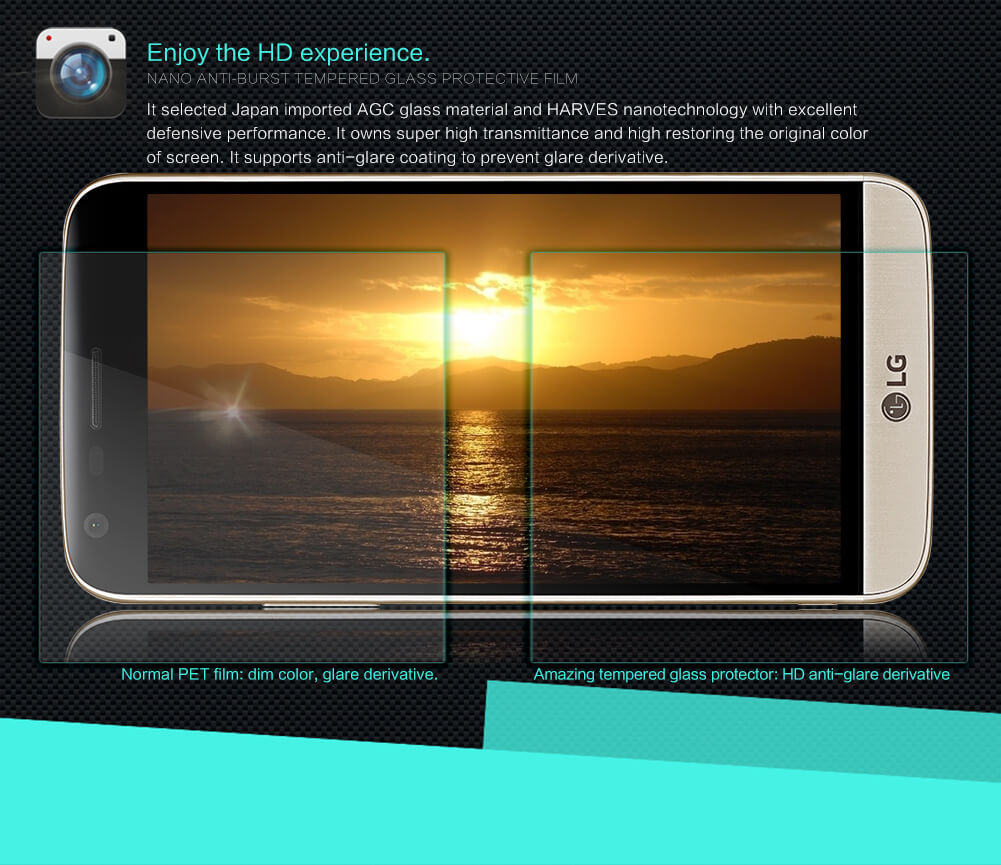 Защитное стекло NILLKIN для LG G5/LG H830 (5.3) (индекс H)