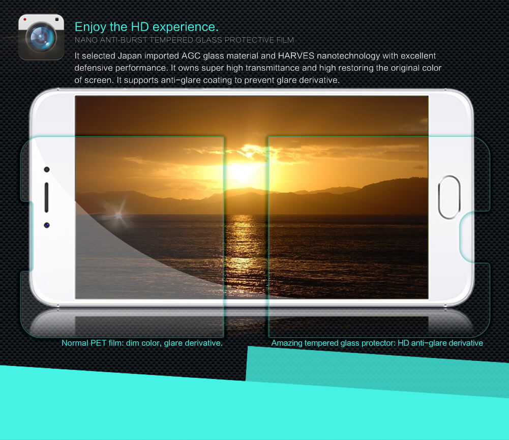 Защитное стекло NILLKIN для Meizu M3 Note/Meilan note3 (5.5)