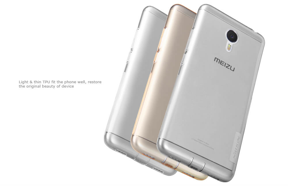 Силиконовый чехол NILLKIN для Meizu M3 Note/Meilan note3 (5.5) (серия Nature)