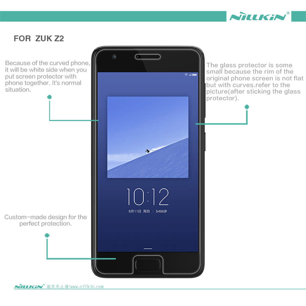 Защитное стекло NILLKIN для ZUK Z2 (индекс H+ Pro)