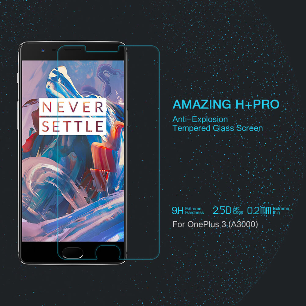 Защитное стекло NILLKIN для Oneplus 3 / 3T (A3000 A3003 A3005 A3010) (индекс H+ Pro)
