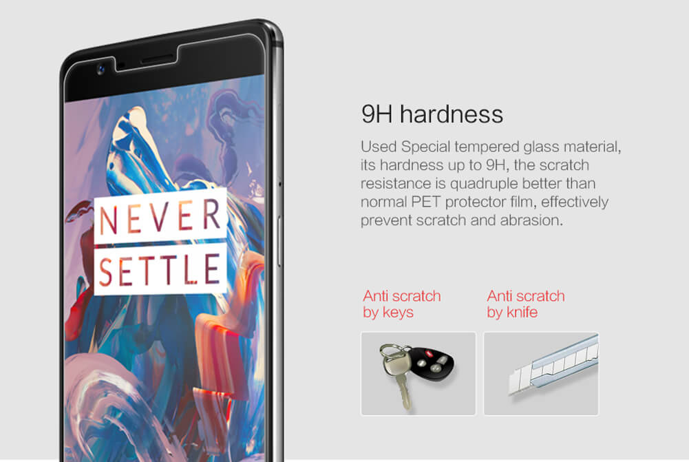 Защитное стекло NILLKIN для Oneplus 3 / 3T (A3000 A3003 A3005 A3010) (индекс H+ Pro)