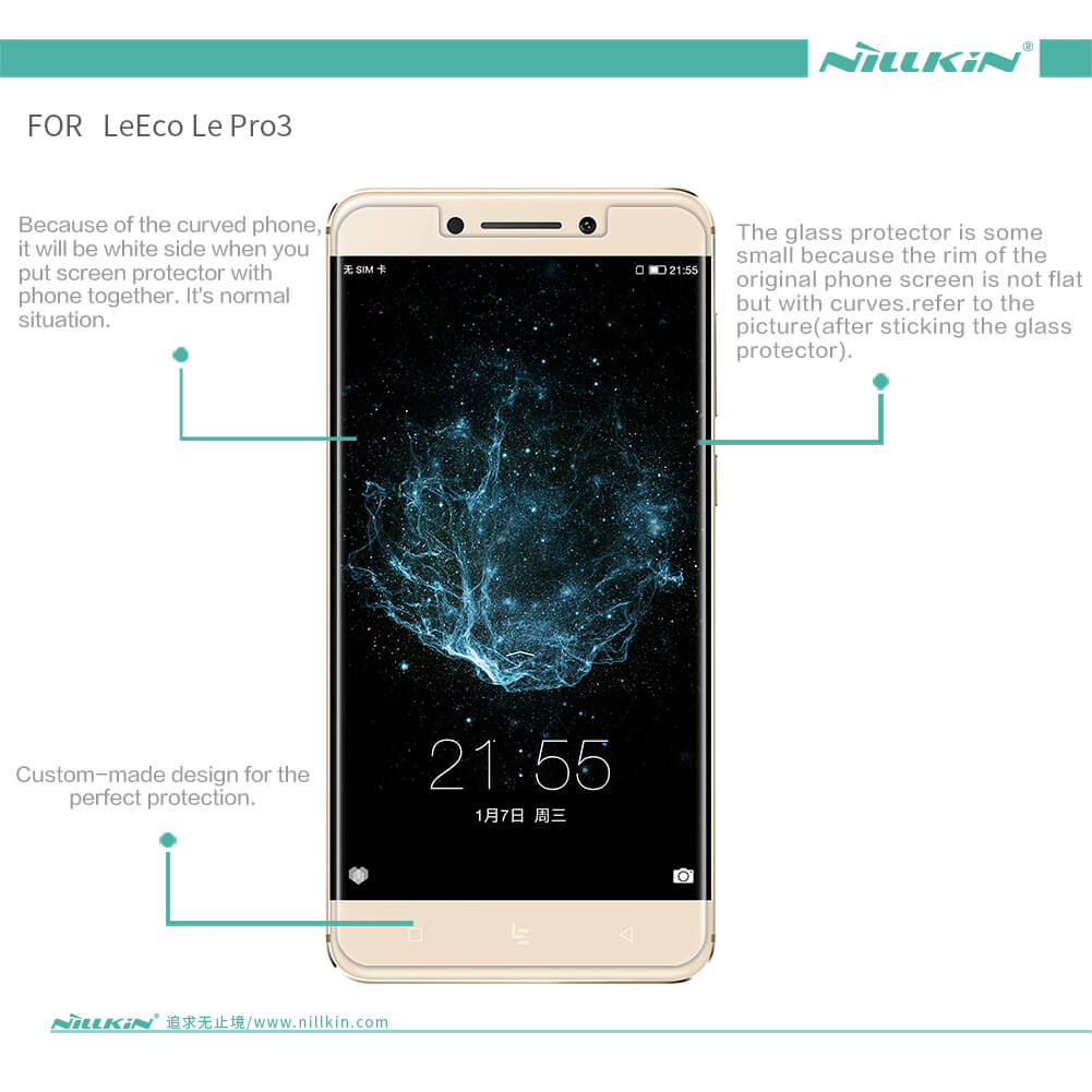 Защитное стекло NILLKIN для LeTV Le Pro3 (индекс H+ Pro)
