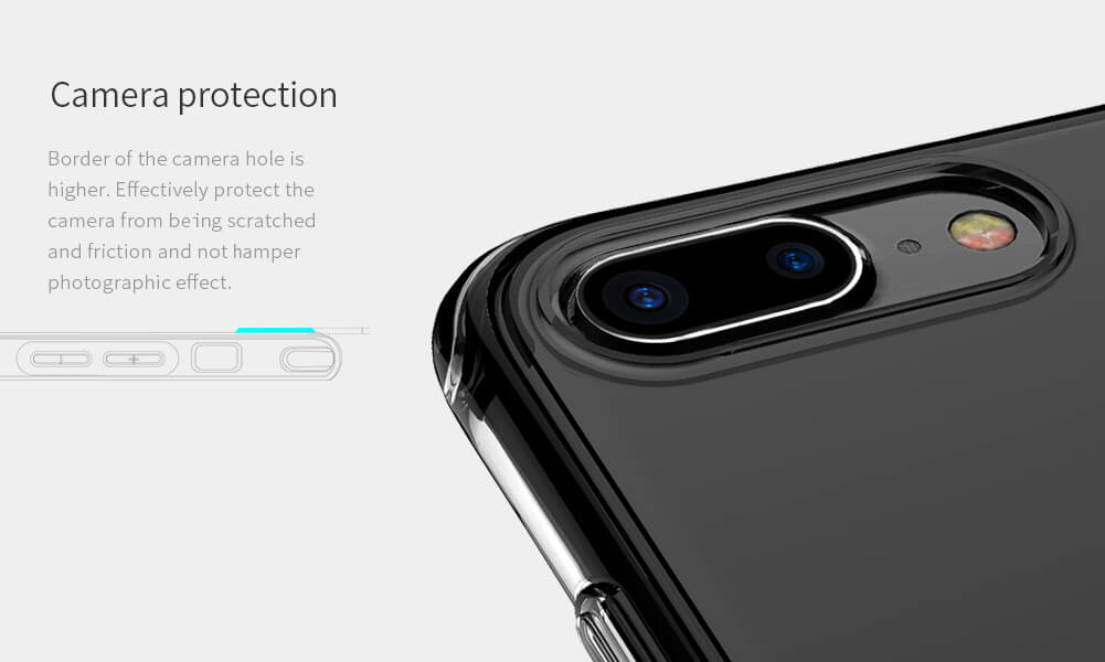 Силиконовый чехол NILLKIN для Apple iPhone 8 Plus / iPhone 7 Plus (серия Crashproof 2)