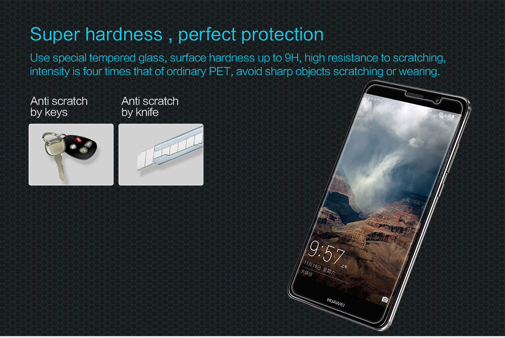 Защитное стекло NILLKIN для Huawei Mate 9 (индекс H)