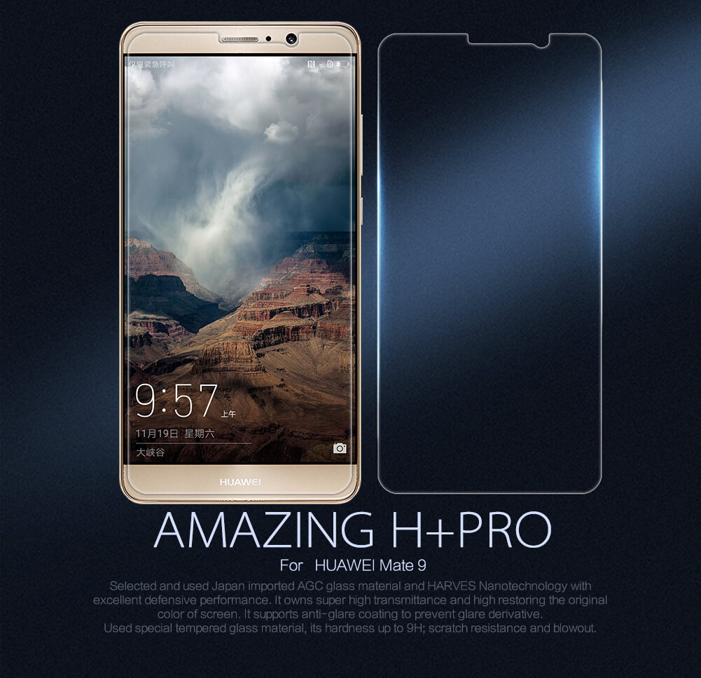 Защитное стекло NILLKIN для Huawei Mate 9 (индекс H+ Pro)