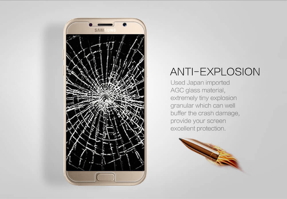 Защитное стекло NILLKIN для Samsung Galaxy A7 (2017) (индекс H+ Pro)