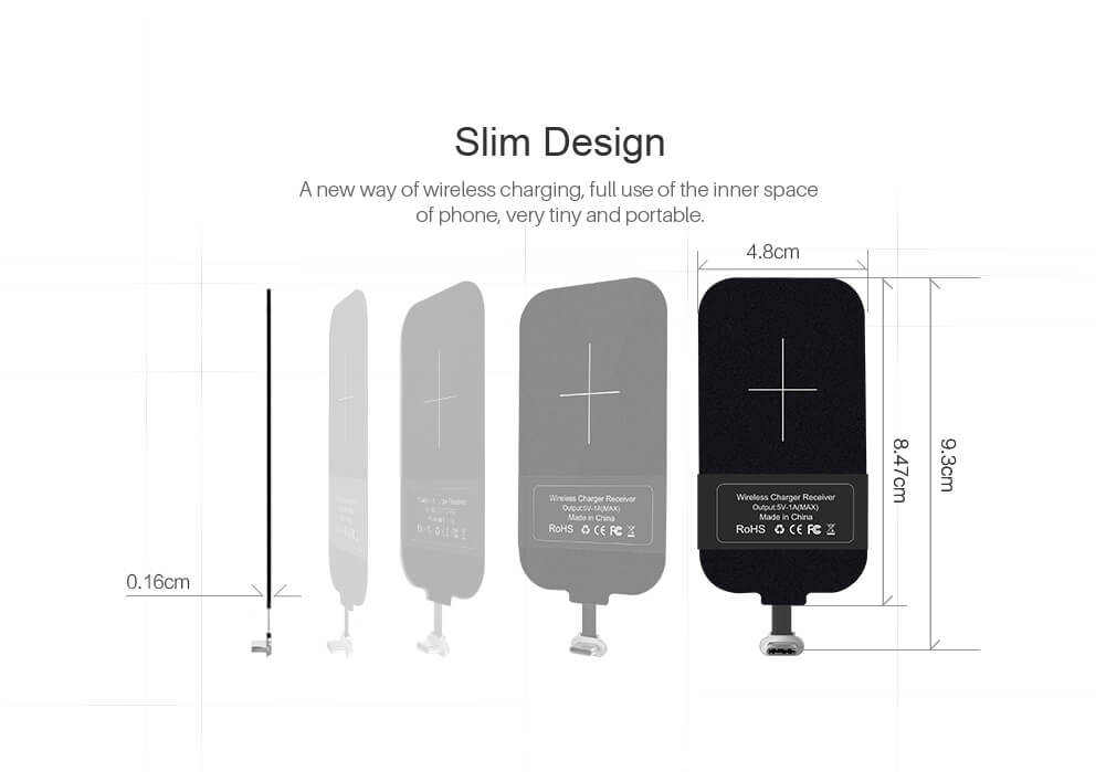 Адаптер NILLKIN Magic Tags TYPE-C Wireless Charging Receiver (Short version)
