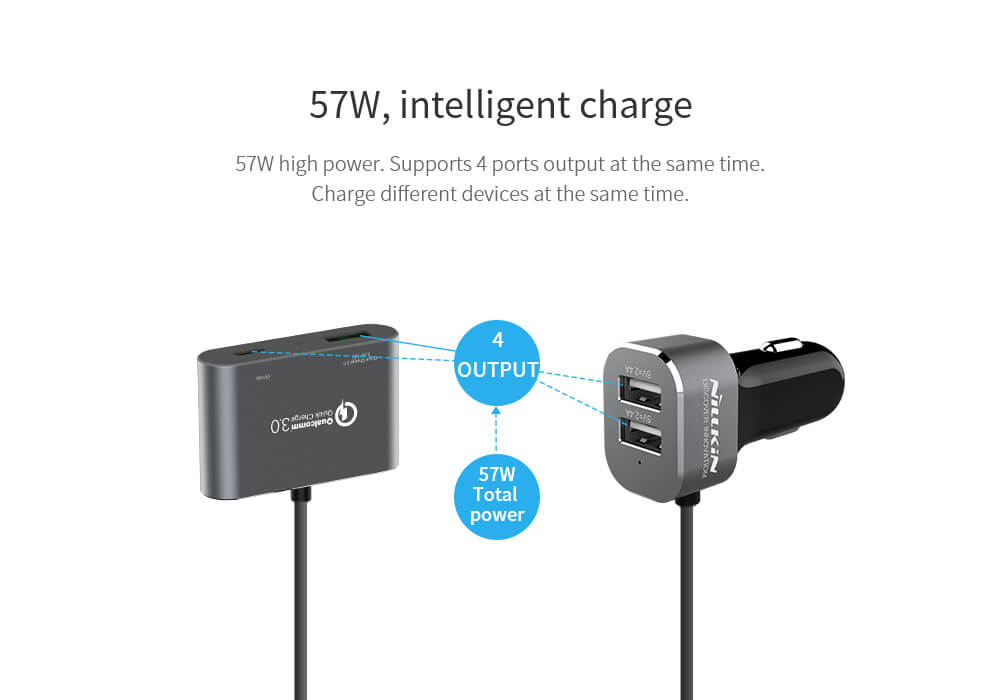 Зарядное устройство NILLKIN PowerShare Car Charger