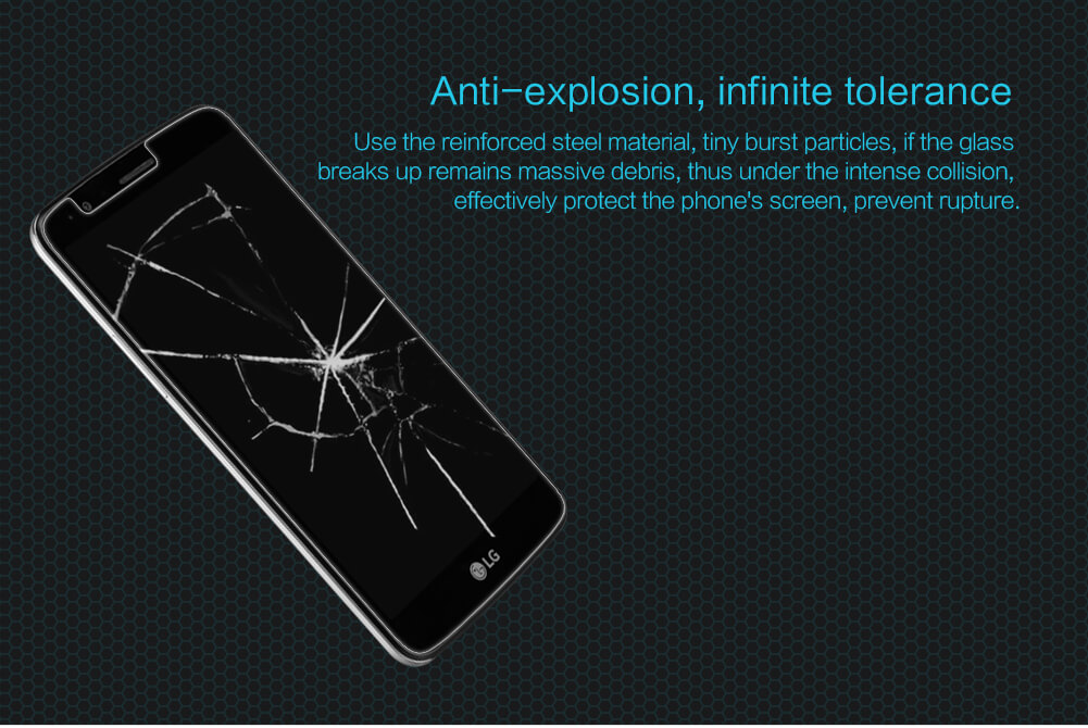 Защитное стекло NILLKIN для LG Stylus 3 (M400DK) (индекс H)