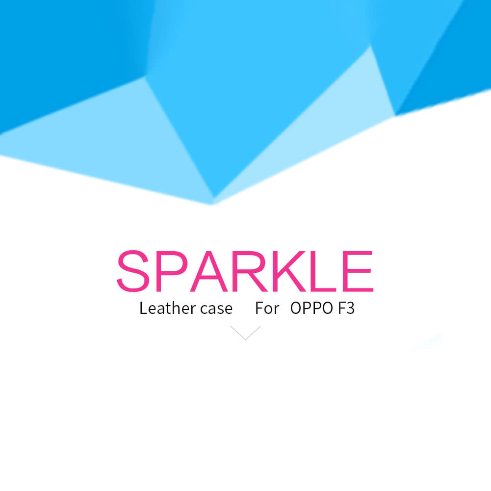 Чехол-книжка NILLKIN для Oppo F3 (серия Sparkle)