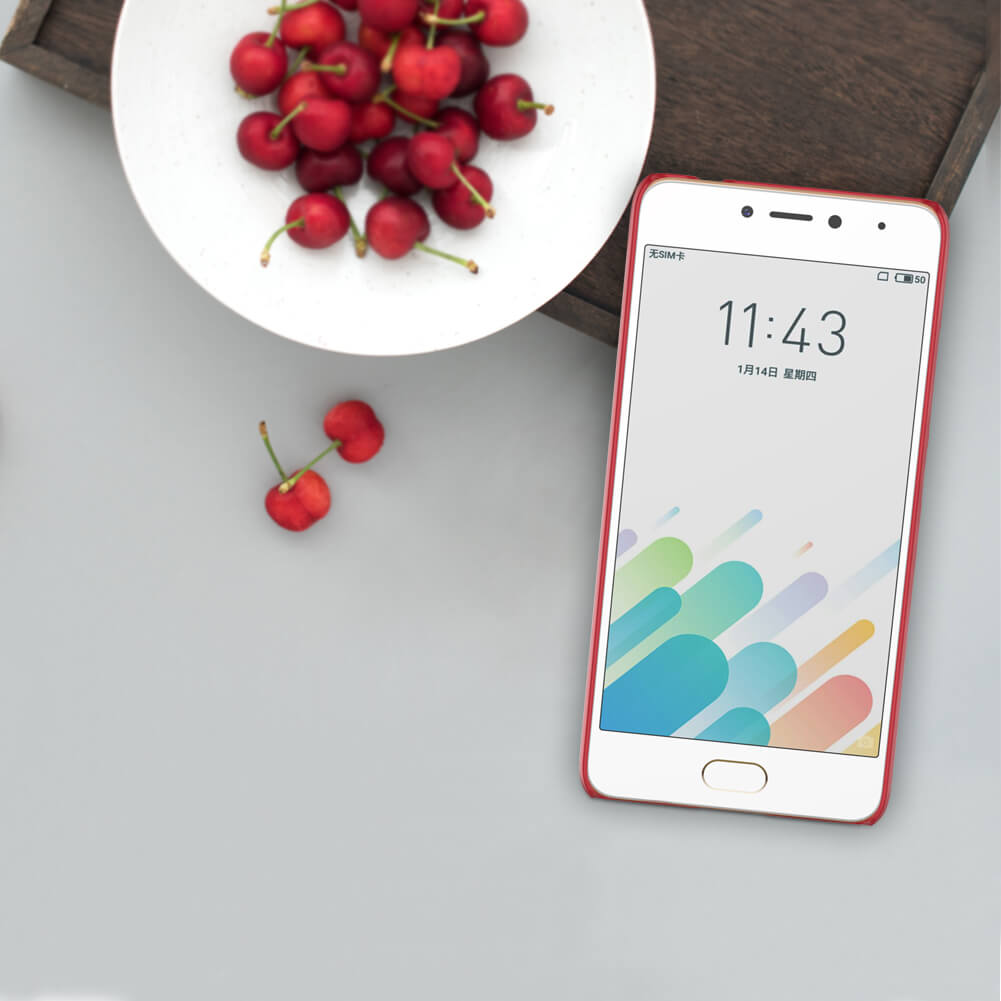 Чехол-крышка NILLKIN для Meizu M5c (Charm Blue A5) (серия Frosted)